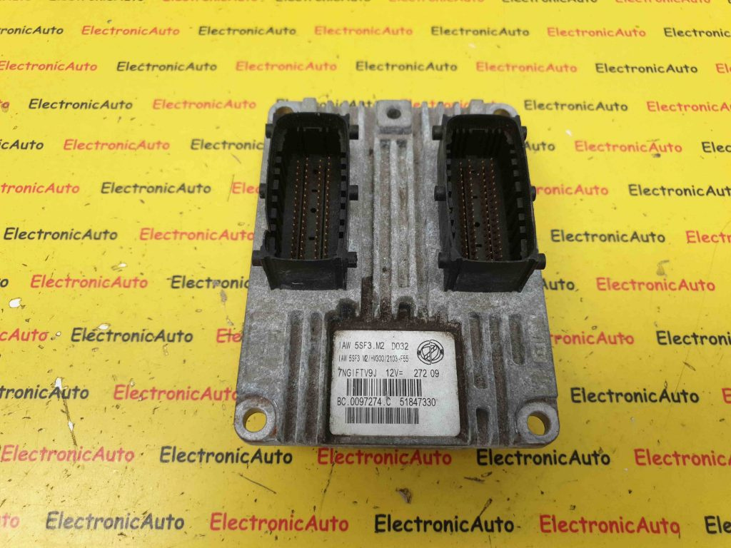 ECU Calculator Motor Fiat Grande Punto 1.4, 51847330, IAW5SF3M2, D032
