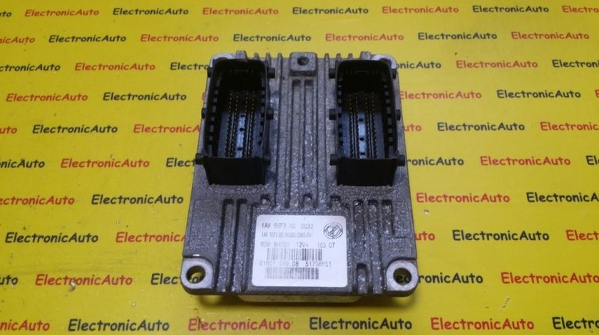 ECU Calculator motor Fiat Grande Punto 51798651, 6160109908, IAW5SF3M2