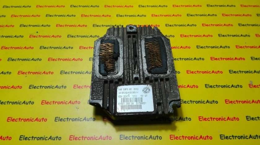 ECU Calculator motor Fiat Grande Punto 51798651 DEFECT