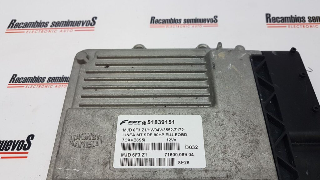 ECU Calculator Motor FIAT LINEA, 7160008904, 51839151, HW04V, MJD6F3Z1,