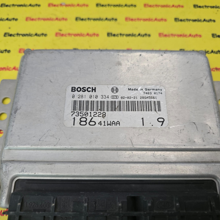 ECU Calculator motor Fiat Multipla 1.9JTD 0281010334, 73501228,