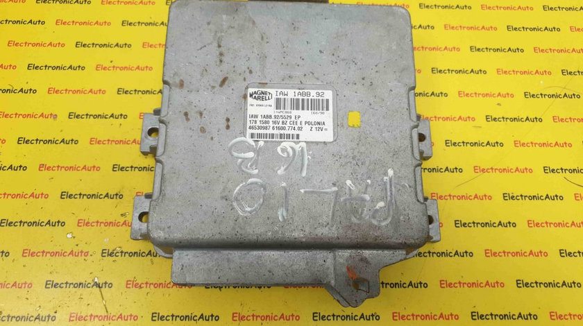 ECU Calculator Motor Fiat Palio 1.6, IAW1ABB92, 46530987, 6160077402, 1781580