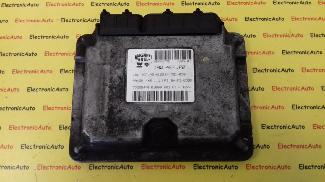 ECU Calculator Motor Fiat Panda 1.1, 73500446, IAW4EFP2, 6160062301