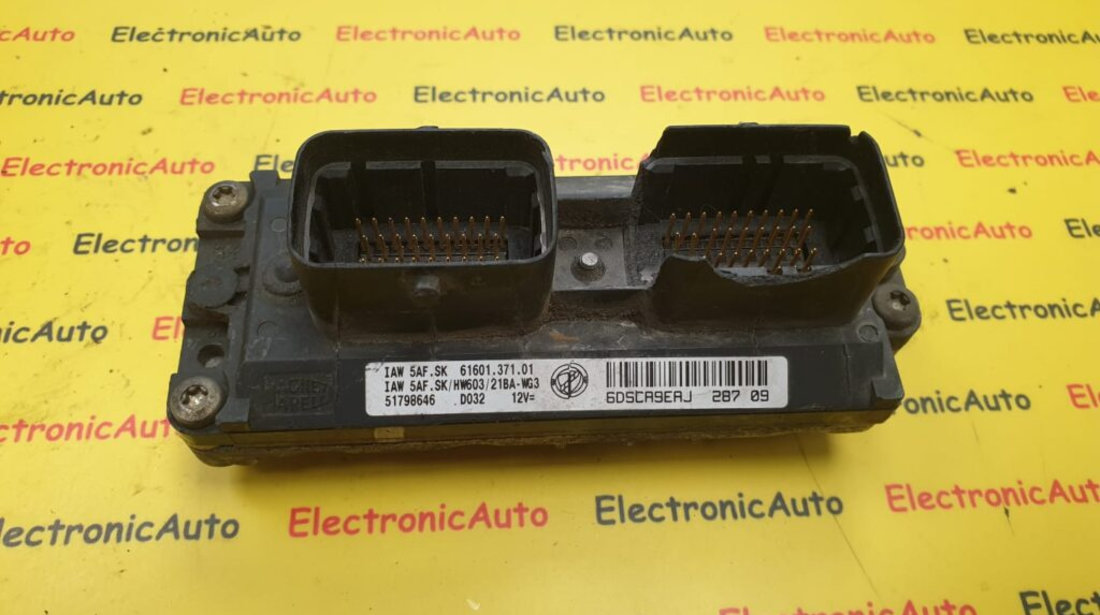 ECU Calculator motor Fiat Panda 1.2 51798646 IAW 5AF SK