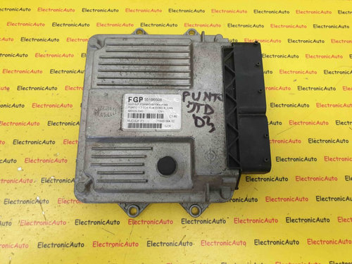 ECU Calculator Motor Fiat Panda 1.3JTD, 51758203, MJD6JF.S1, 7160000502, HW01B