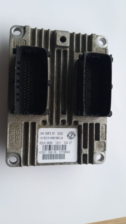 Ecu calculator motor fiat panda 199 1.2 benz 51798649 6160109808