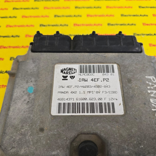 ECU Calculator Motor FIAT PANDA, 46814371, 6160062300,