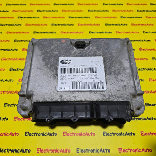 ECU Calculator Motor FIAT PANDA, 51834074, BC0097663A, IAW4AFSF,