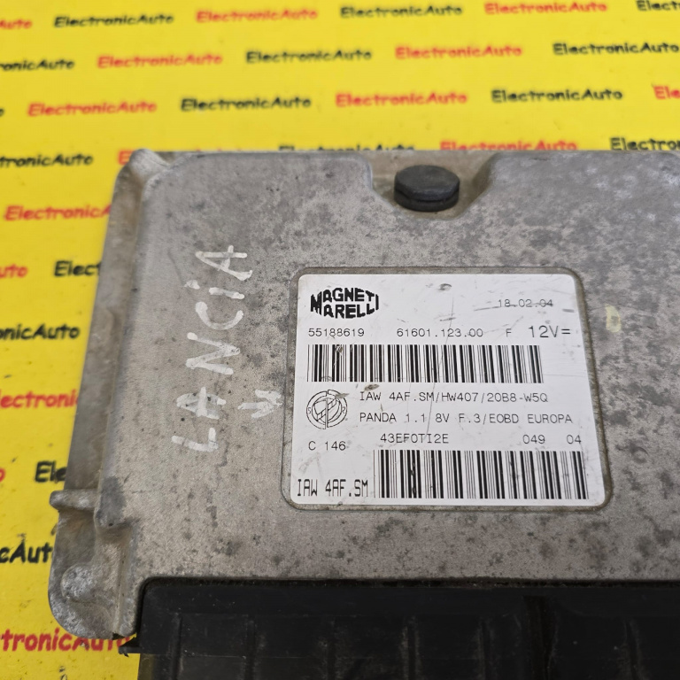 ECU Calculator Motor FIAT PANDA, 55188619, 6160112300,,