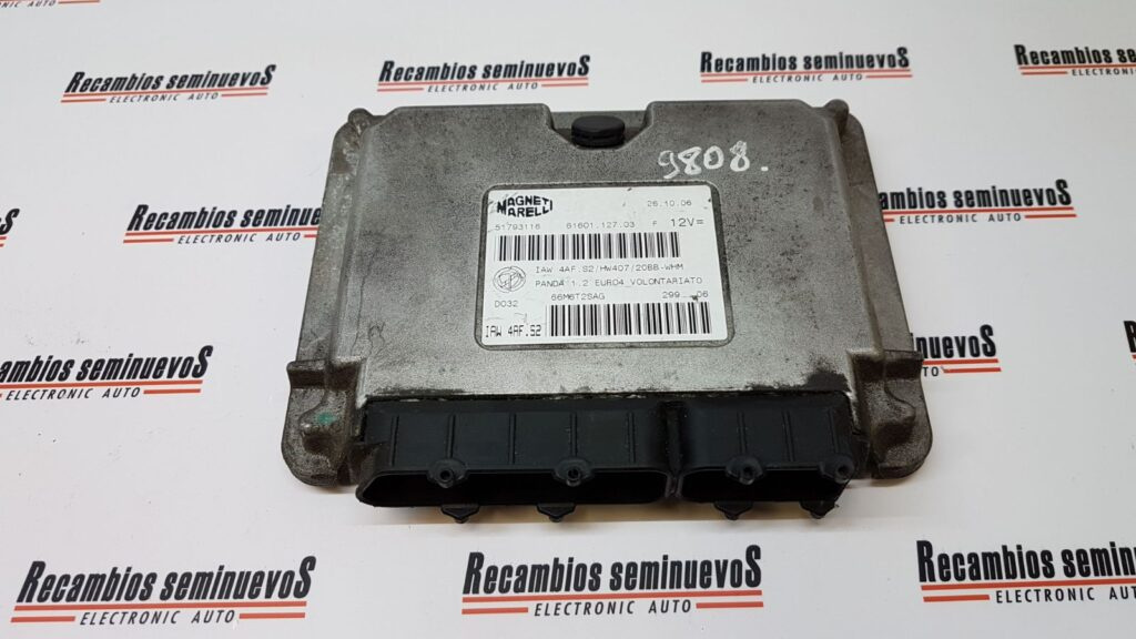 ECU Calculator Motor FIAT PANDA, 6160112703, 51793116, IAW4AFS2,