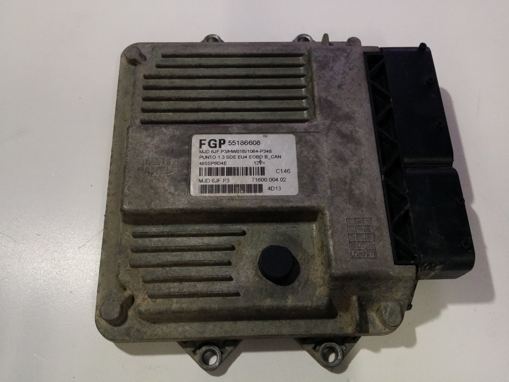 ECU Calculator motor Fiat Punto 1.3MJD 55186608 6JF.P3