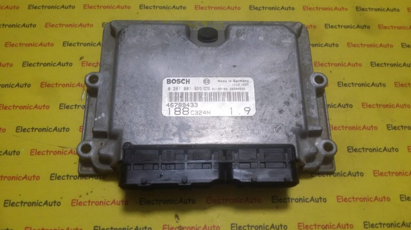 ECU Calculator motor Fiat Punto 1.9JTD 0281001955, 46789433