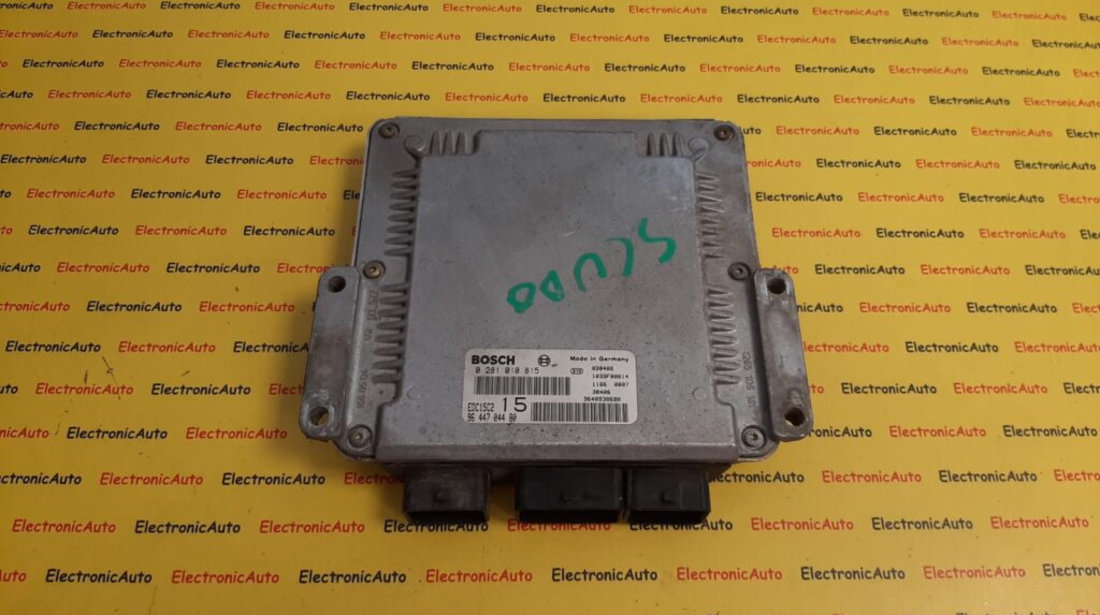 ECU Calculator motor Fiat Scudo 2.0 hdi 9644704480, 0281010815