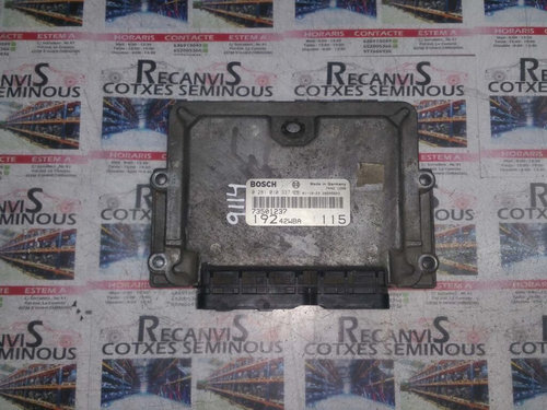 ECU Calculator Motor FIAT STILO, 0281010337, 19242WBA, 73501237,