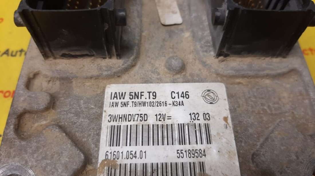 ECU Calculator motor Fiat Stilo 1.6 55189584, IAW5NFT9