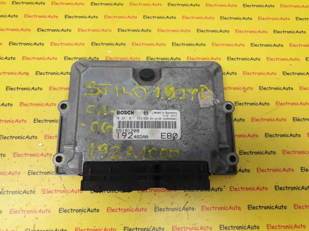 ECU Calculator Motor Fiat Stilo 1.9JTd, 