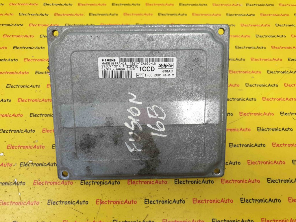 ECU Calculator Motor Ford, 4S6112A650LD, S120977014F, SIM210, 1CCD