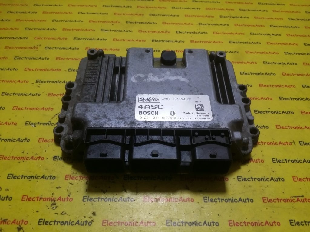 ECU Calculator motor Ford C-Max 1.6 tdci 3M5112A650HC, 0281011533