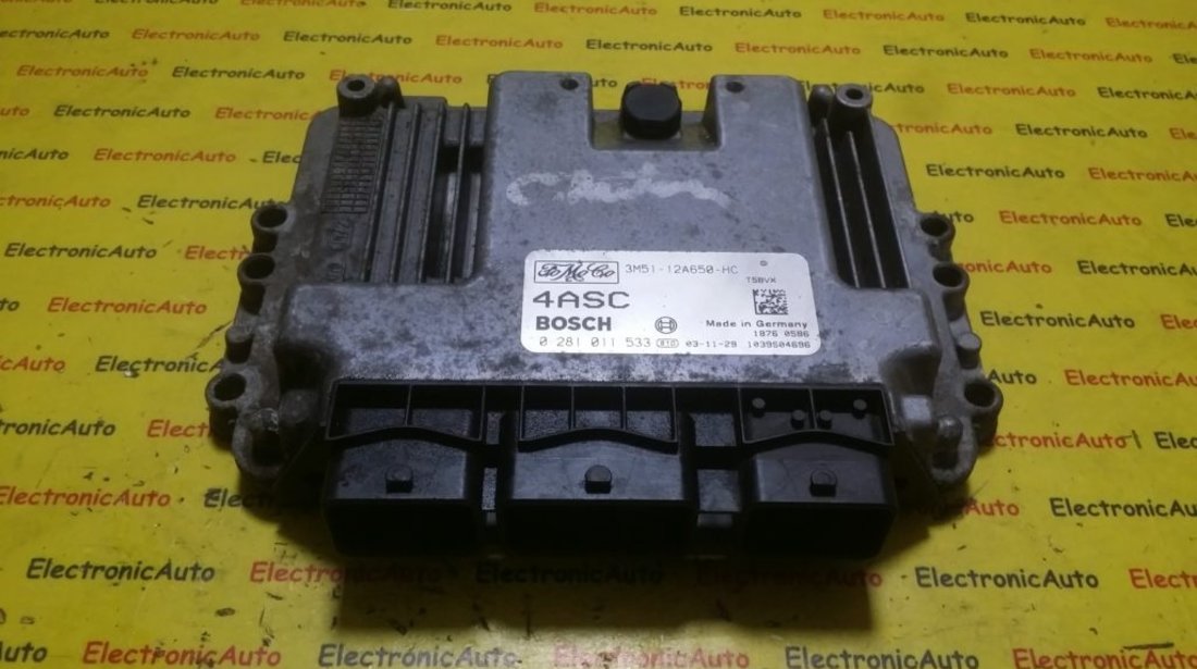 ECU Calculator motor Ford C-Max 1.6 tdci 3M5112A650HC, 0281011533