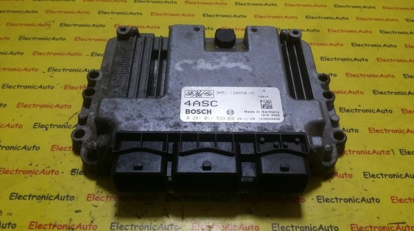 ECU Calculator motor Ford C-Max 1.6TDCI 3M5112A650HC, 0281011533