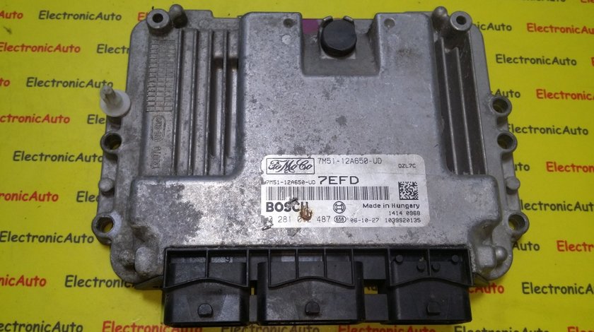 ECU Calculator motor Ford C-Max 1.6TDCI 7M5112A650UD