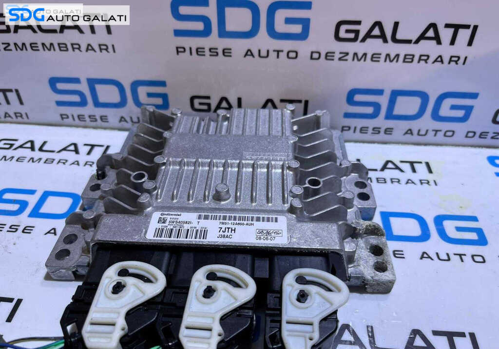 ECU Calculator Motor Ford C-Max 1.8 TDCI 116CP 2004 - 2010 Cod 7M51-12A650-AUH 7M5112A650AUH 5WS40582I [L2656]