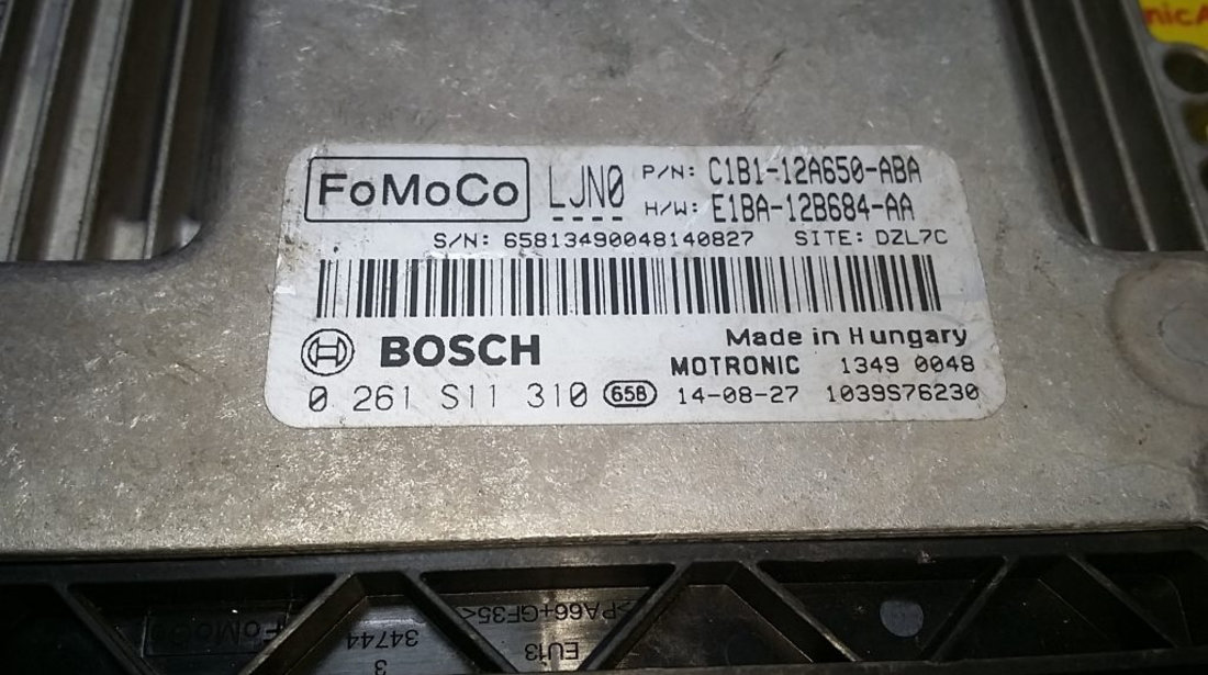 ECU Calculator motor Ford C1B112A650ABA, 0261S11310
