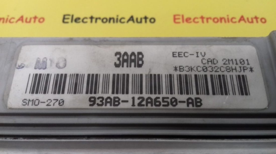ECU Calculator Motor Ford Escort 1.6 93AB12A650AB, SMO270