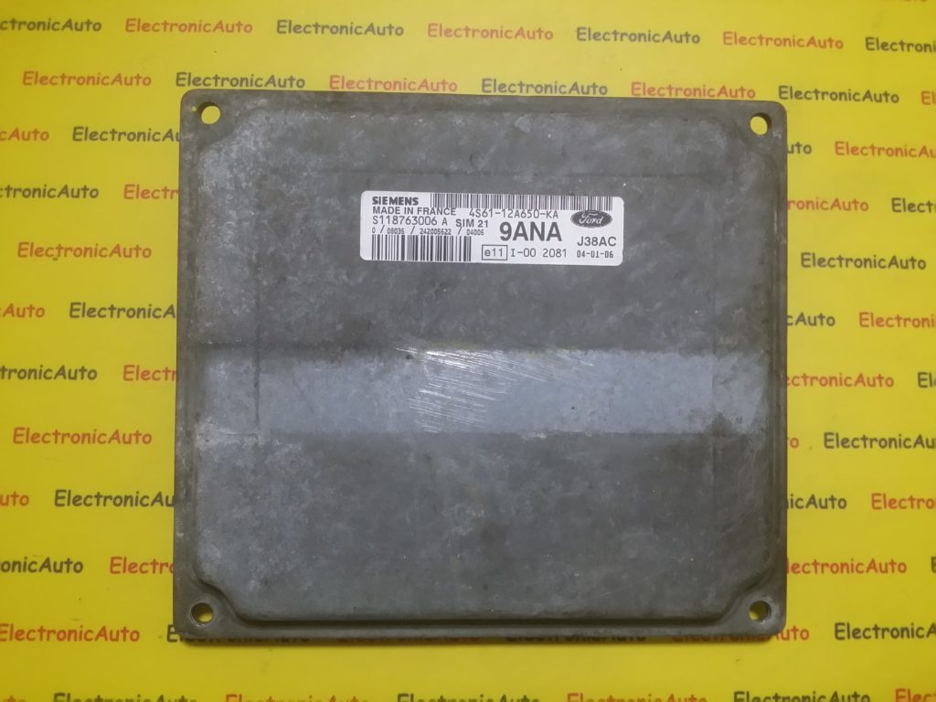 ECU Calculator motor Ford Fiesta 1.3 4S6112A650KA, S118763006A