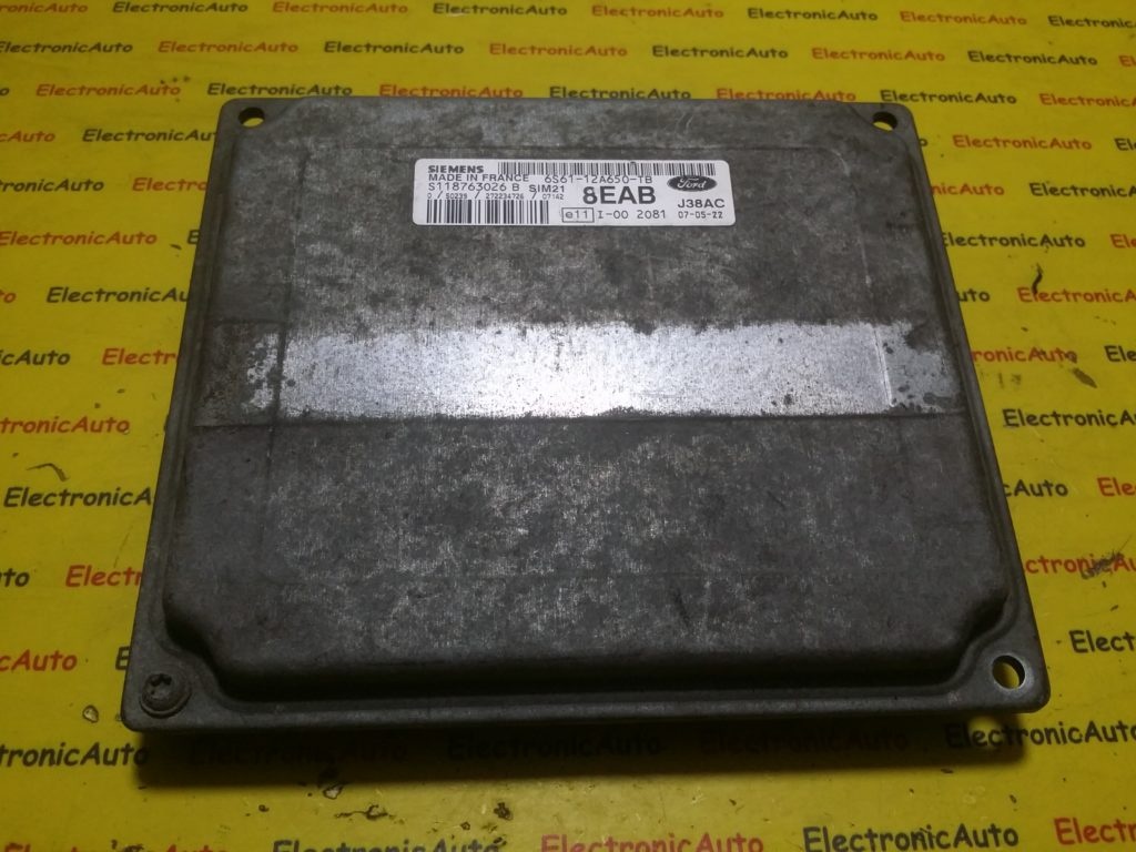 ECU Calculator motor Ford Fiesta 1.3 6S6112A650TB, S118763026B