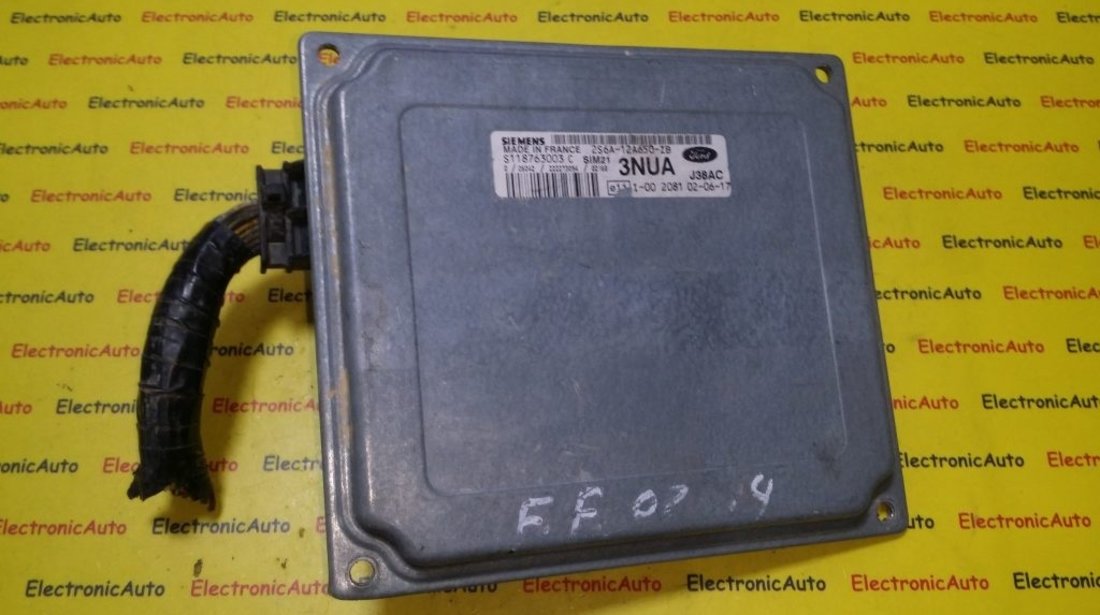 ECU Calculator motor Ford Fiesta 1.3 S118763003C, 2S6A-12A650-ZB