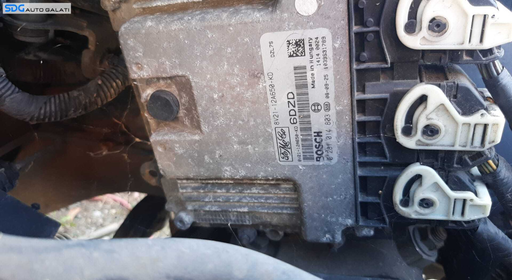 ECU Calculator Motor Ford Fiesta 1.6 TDCI 2008 - 2018 Cod 8V21-12A650-KD 0281014803 [L2680]