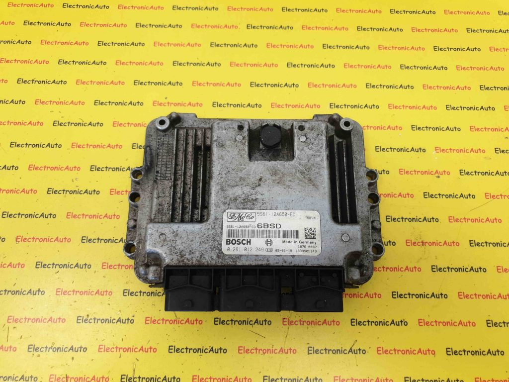 ECU Calculator Motor Ford Fiesta 1.6 tdci, 5S6112A650ED, 0281012249,