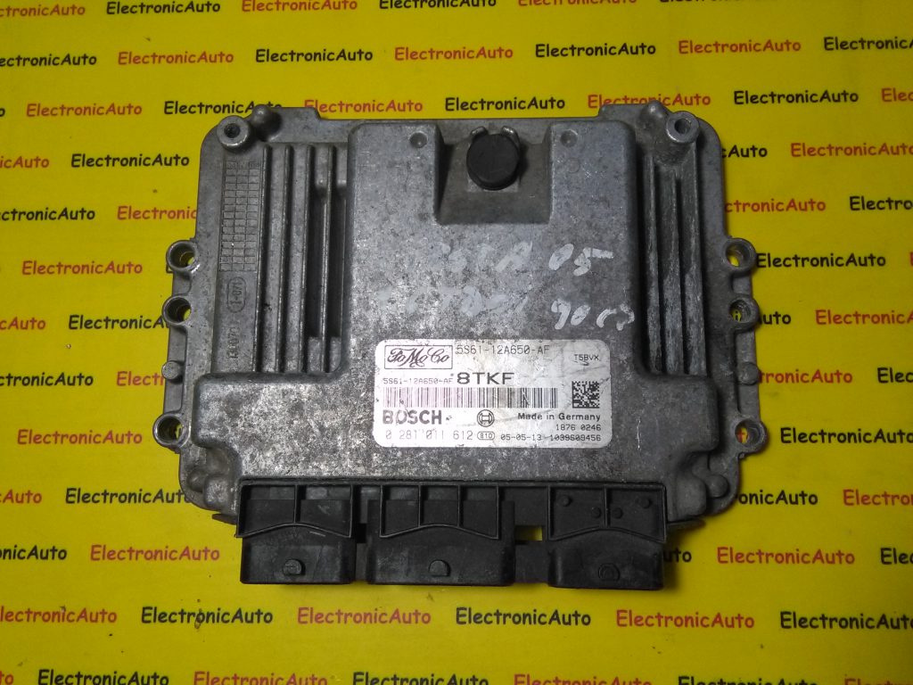 ECU Calculator motor Ford Fiesta 1.6 tdci 0281011612, 5S6112A650AF