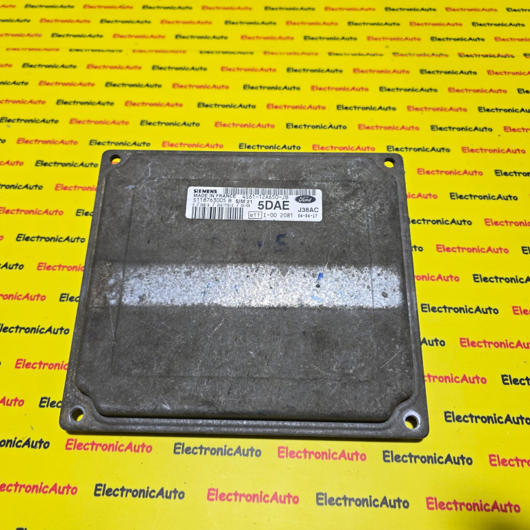 ECU Calculator Motor Ford FIESTA, 4S6112A650JB, S118763005B,