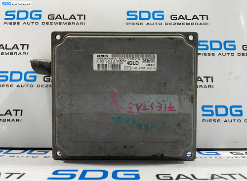 ECU Calculator Motor Ford Fiesta 5 MK5 1.4 Benzina 2002 - 2008 Cod 6S61-12A650-GD S120977313D [L4056...