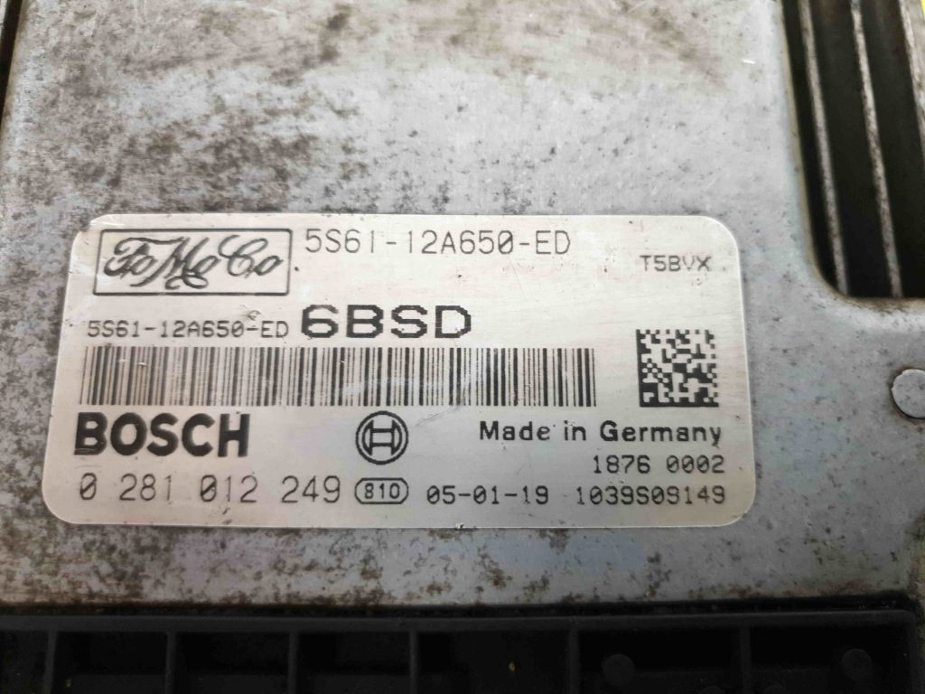 ECU Calculator Motor FORD FIESTA, 5S6112A650ED, 0281012249,