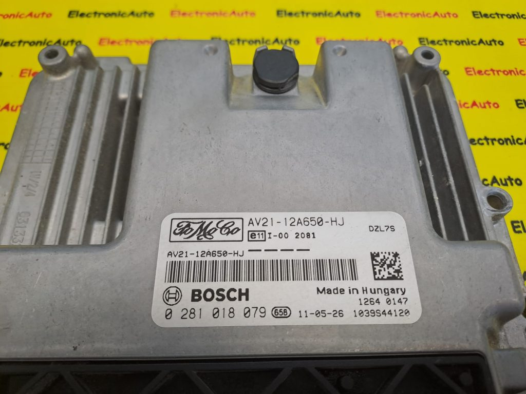 ECU Calculator motor Ford Fiesta AV2112A650HJ, 0281018079