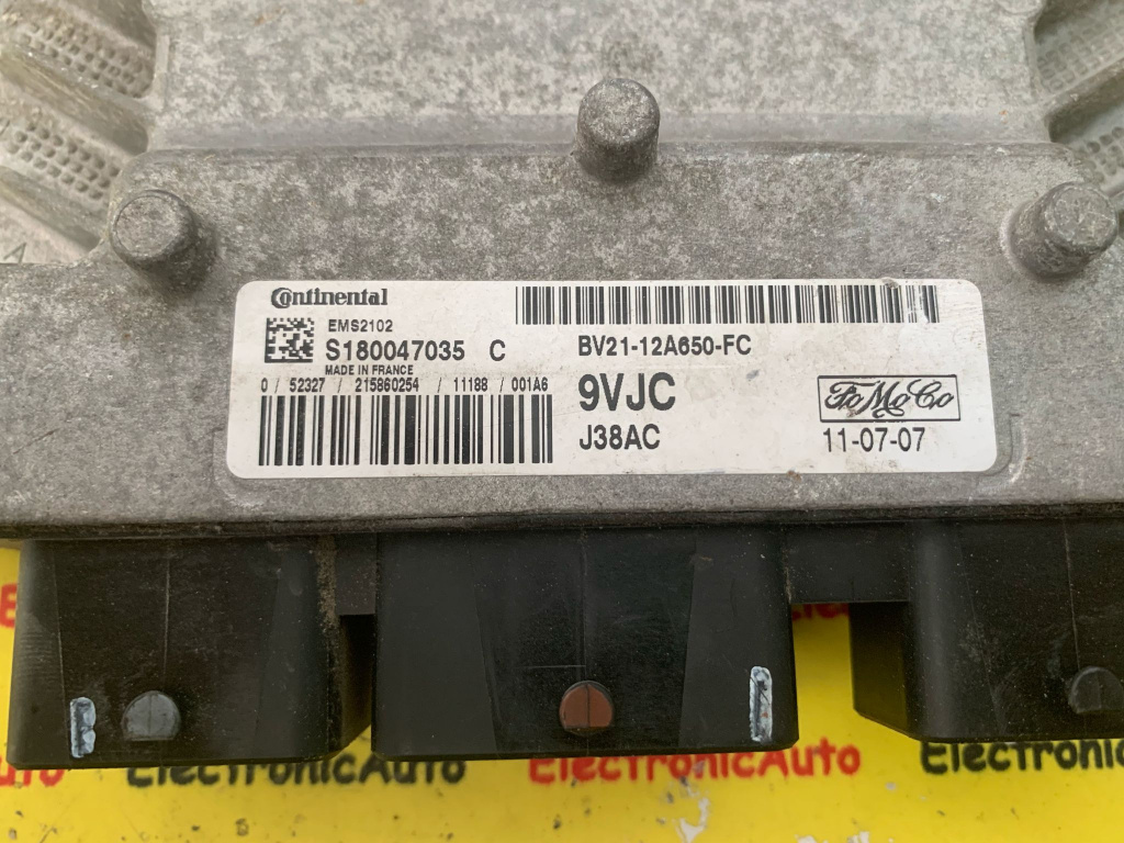 ECU Calculator motor Ford Fiesta, BV2112A650FC, S180047035C,