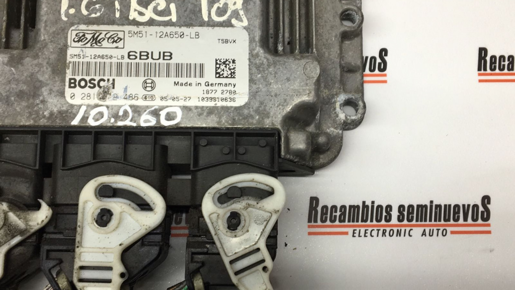 ECU Calculator Motor FORD FOCUS, 0281012486, 5M5112A650LB,