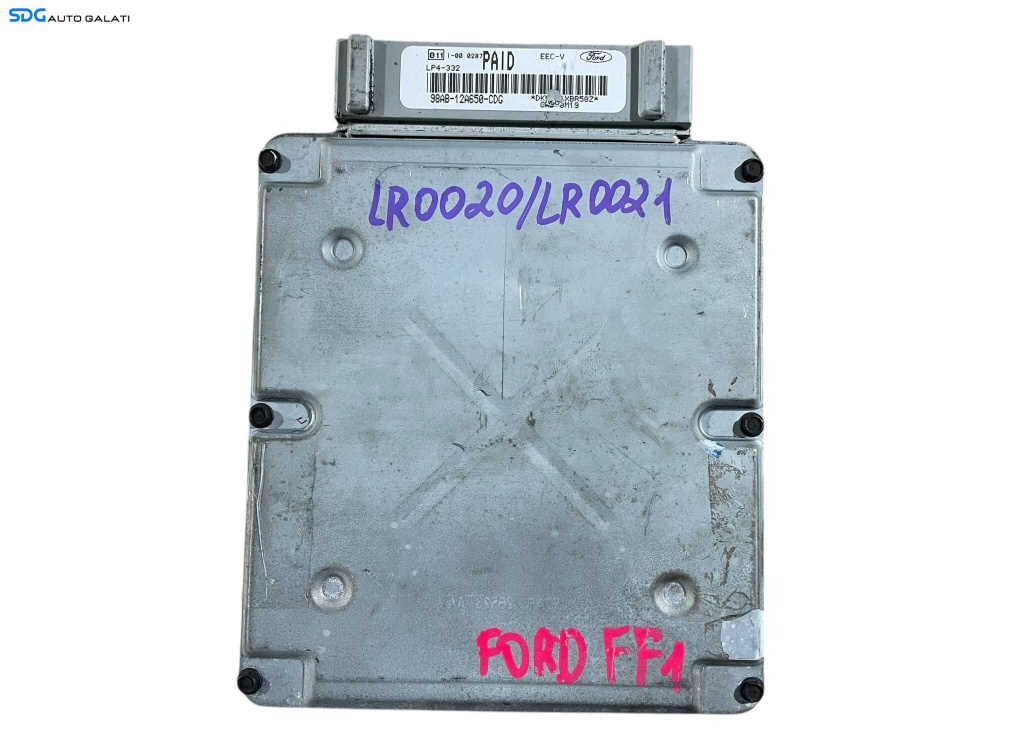 ECU Calculator Motor Ford Focus 1 1.6 Benzina 1998 - 2004 Cod 98AB-12A650-CDG [LR0020] [LR0021]