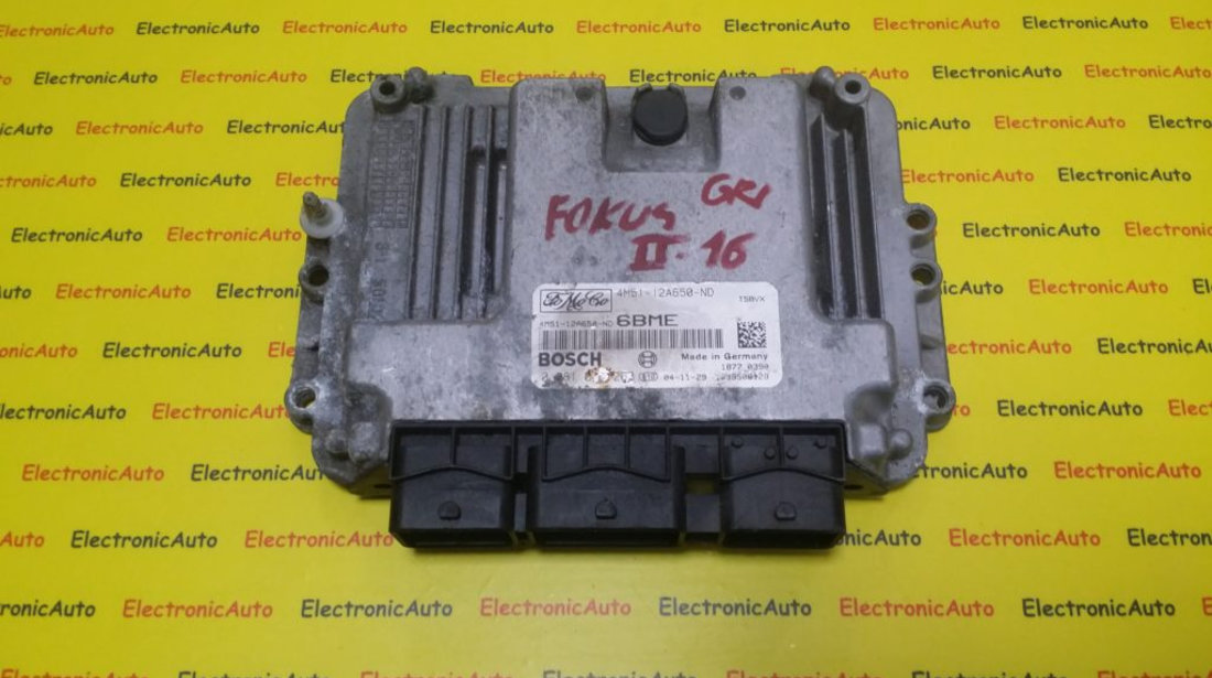 ECU Calculator Motor Ford Focus 1.6 TDCI, 4M5112A650ND, 0281011263