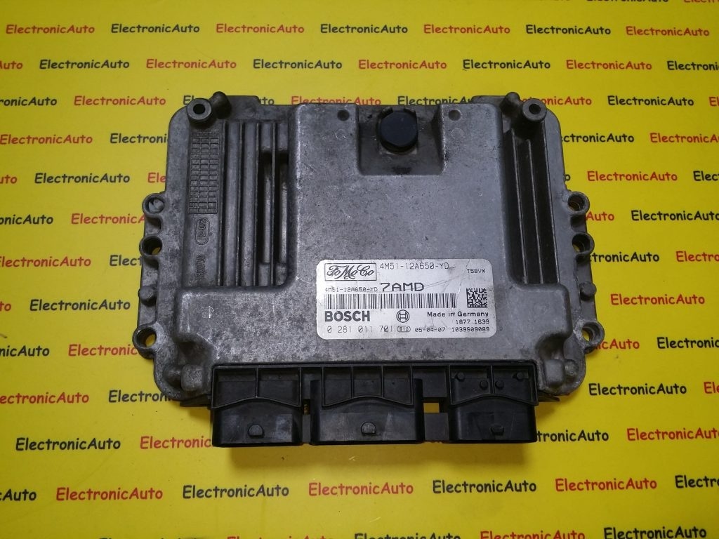 ECU Calculator motor Ford Focus 1.6 tdci 0281011701, 4M5112A650YD
