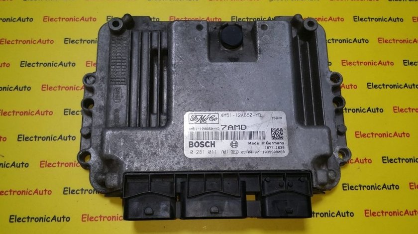 ECU Calculator motor Ford Focus 1.6 tdci 0281011701, 4M5112A650YD