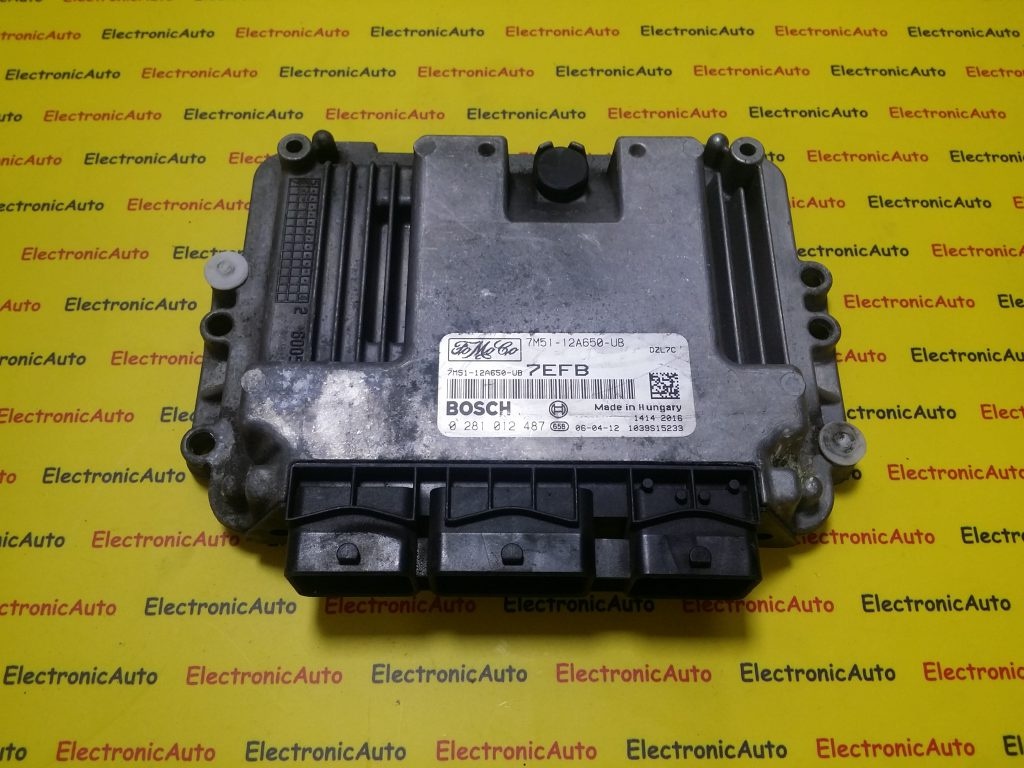 ECU Calculator motor Ford Focus 1.6 tdci 0281012487, 7M5112A650UB