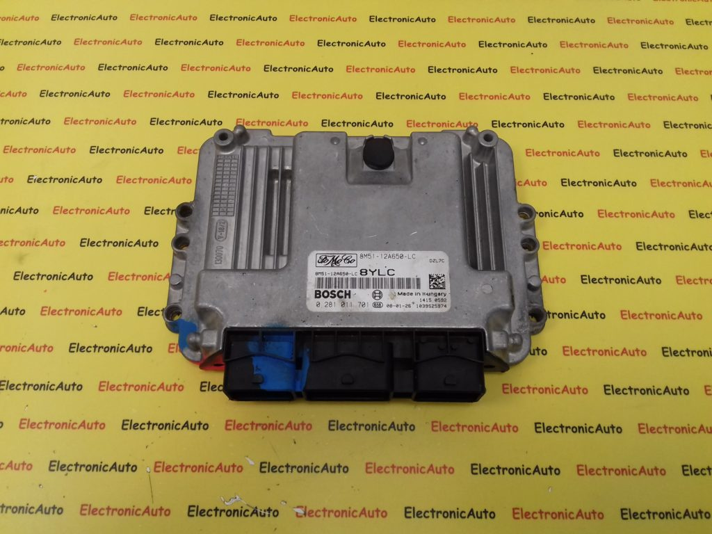 ECU Calculator Motor Ford Focus 1.6 tdci, 0281011701, 8M5112A650LC