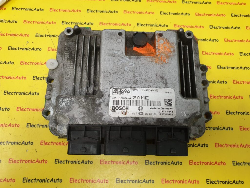ECU Calculator Motor Ford Focus 1.6 tdci, 0281011701, 4M5112A650YE