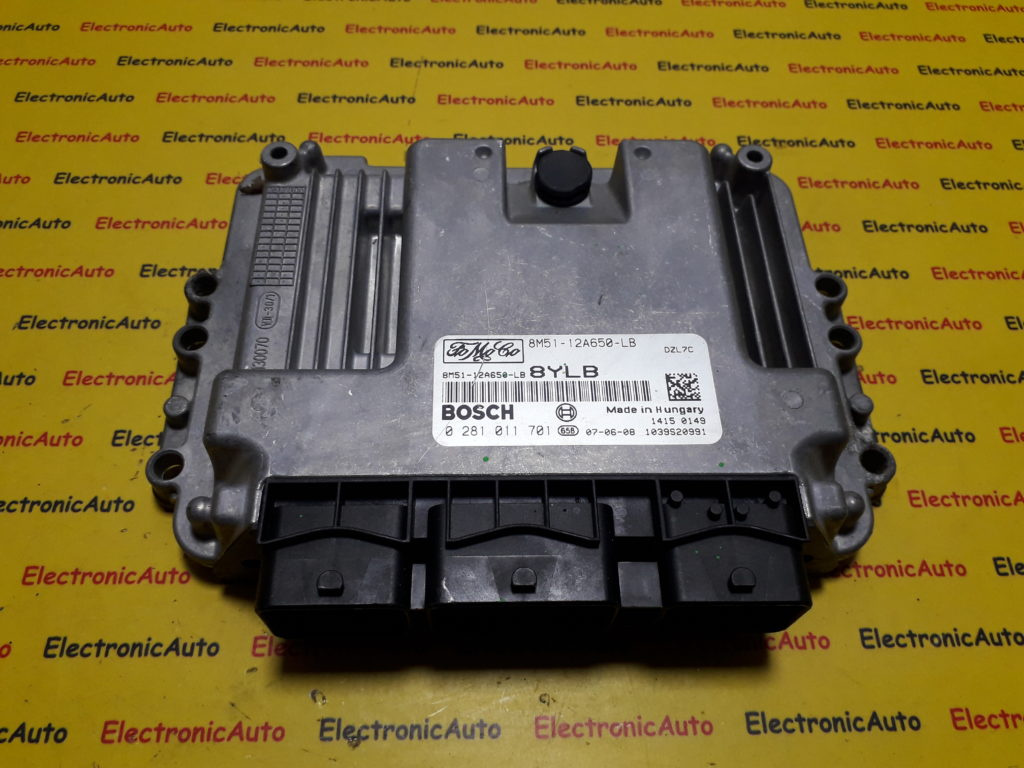 ECU Calculator motor Ford Focus 1.6 tdci, 8M5112A650LB, 0281011701,