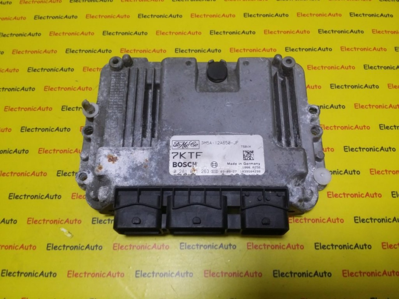 ECU Calculator Motor Ford Focus 1.6 TDCI, 3M5A12A650JF, 0281011263