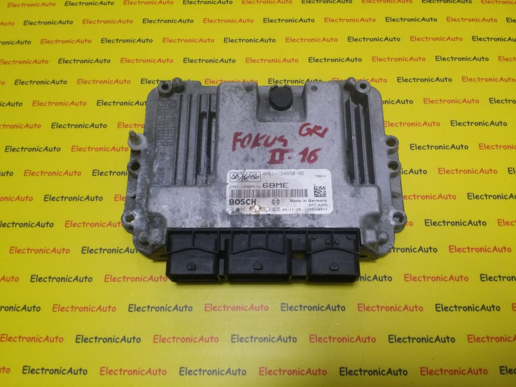 ECU Calculator Motor Ford Focus 1.6 TDCI, 4M5112A650ND, 0281011263,